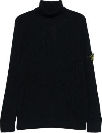 Stone Island Ribbed Turtleneck Sweater