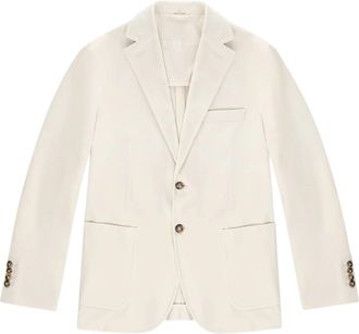 Circolo 1901 Light Beige Tailored Jacket with Notch Lapel