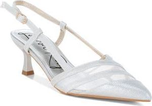 London Rag Daldra Pointed Toe Pump in Silver at Nordstrom Rack, Size 10