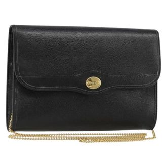 Dior Pre-owned Vintage Shoulder Bag - Dames - Pre-owned - Zwart - Maat: ONE Size Leer
