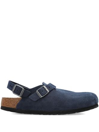 Birkenstock Lutry Premium buckle strap clogs - Blue