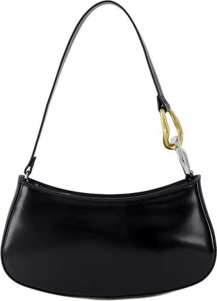 Staud Womens Ollie Hobo Black Leather Calfskin Shoulder-hobo-bags