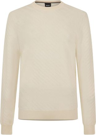 HUGO BOSS Mens Knitted Top in White - Size X-Large