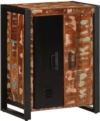 vidaXL Vidaxl - Aparador Madera Maciza Reciclada Multicolor 55x35x70 Cm