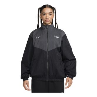 Nike (WMNS) Nike Sportswear Breaking Windrunner Jacket Asia Sizing Black Anthracite HF6069-010