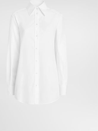 Dolce & Gabbana Cotton Poplin Shirt - Woman Shirts And Tops White 36
