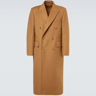 Tom Ford Double-breasted wool and cashmere coat