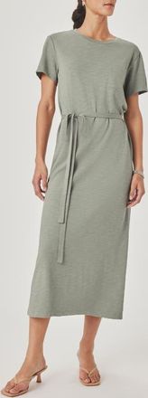 Splendid Keegan T-Shirt Dress in Eucalyptus Green at Nordstrom, Size Medium