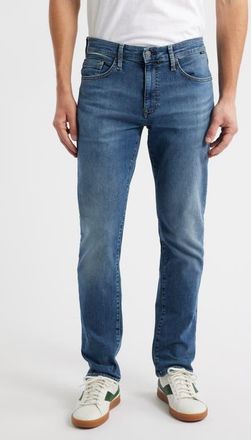 Mavi Marcus Slim Straight Leg Jeans in Used Organic Vintage at Nordstrom, Size 38 X 32
