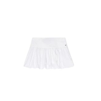 A|X Armani Exchange Regular Mini Rok - Dames - Korte rokken - Wit - XS - Katoen - Rokken