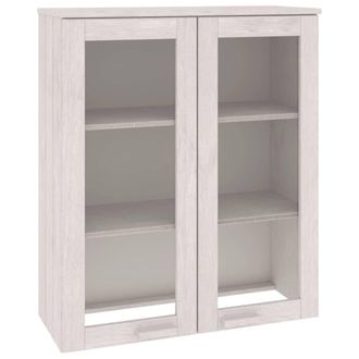 Berkfield Home Top for Highboard HAMAR White 85x35x100 cm Solid Wood Pine | Size: 85 x 35 x 100 cm