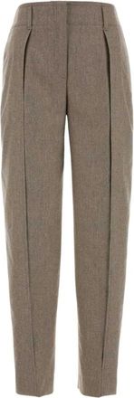 Pantaloni Torino Lilly - Dames - Straight fit broeken - Beige - S - Broeken