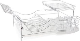 Better Chef 22-inch 2 Tiered Dish Rack with Utensil Caddy in Silver at Nordstrom