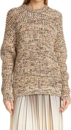 Proenza Schouler Mixed Yarn Knit Sweater in Peach Multi at Nordstrom, Size Large