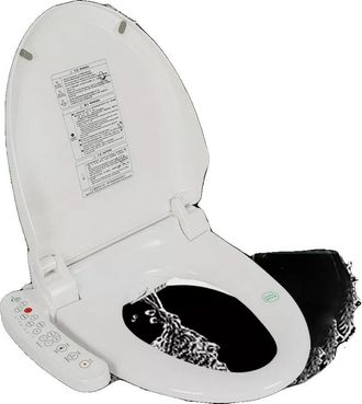 OEM Asiento De Inodoro Con Bid&eacute;, Calefactable, Autolimpiable, Blanco, Redondo