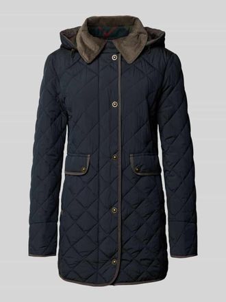 Gil Bret Steppjacke mit Umlegekragen und Pattentaschen in Dunkelblau, Größe 36