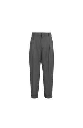 Brunello Cucinelli Virgin wool trousers in Dark Grey at Nordstrom, Size 58 It