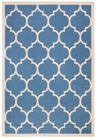 Safavieh Alfombra azul/beige 201 x 290 cm