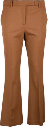 Ql2 Quelledue Straight Leg Trousers - Brown