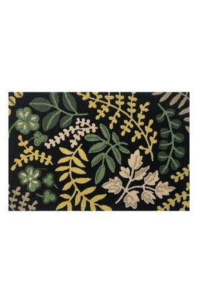 R16 Home Lucky Fern Doormat in Black Multi at Nordstrom Rack, Size 24X36
