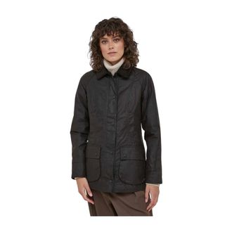 Barbour Giacca Waxed Classic Beadnell - - Jackets - Donna - Marrone - 2XS