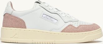 Autry SNEAKERS MEDALIST LOW IN PELLE BIANCA E STARS MEMORY