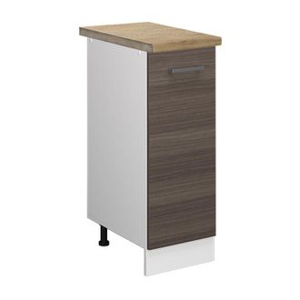 Vicco Armario De Farmacia R-line, Gris, 30 Cm, Et Roble