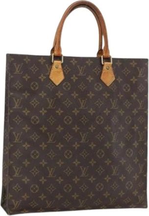 Louis Vuitton Pre-owned Tote Bags, female, Brown, Size: ONE SIZE Pre-owned Canvas Tote Bag