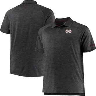 Colosseum Mens Colosseum Black Mississippi State Bulldogs Big & Tall Down Swing Polo at Nordstrom, Size 5X-Large