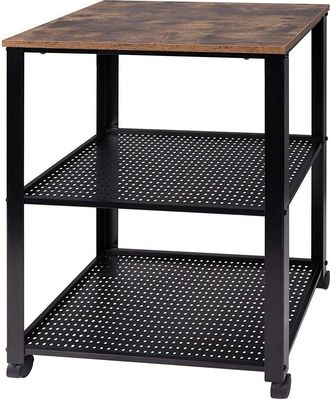 Woltu Woltu Carrello Cucina Portaposate Salvaspazio Carrellino Con Ruote Legno Metallo