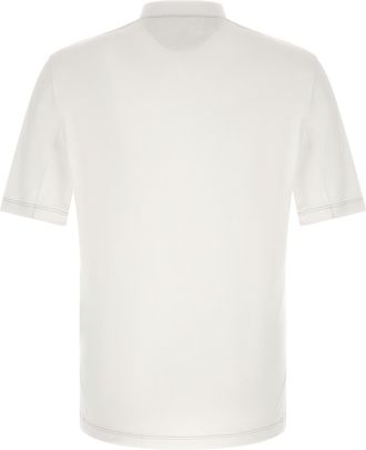 Brunello Cucinelli Mens White Polyamide T-Shirt