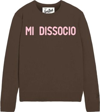 MC2 Saint Barth Mi Dissocio 18 - - Knitwear - Donna - Marrone - S