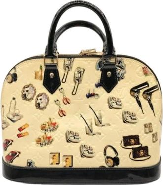 Louis Vuitton Pre-owned Handbags, female, Beige, Size: ONE SIZE Pre-owned Vintage Handbag