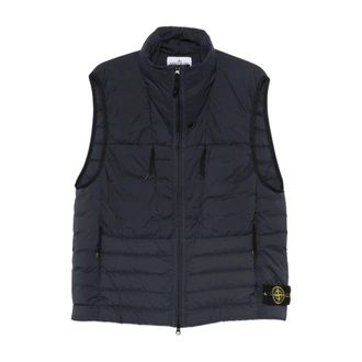 Stone Island Quilted Vest - Heren - Bodywarmers - Blauw - XL - Jassen
