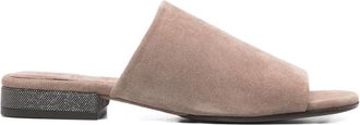 Brunello Cucinelli open toe sandals - Toni neutri