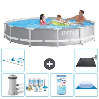 Intex Piscina Prism Frame Redonda - 366x76 Cm - 8-piezas S32119