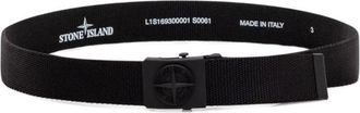 Stone Island Nylon Tape Riem - Heren - Riemen - Zwart - L - Nylon - Accessoires