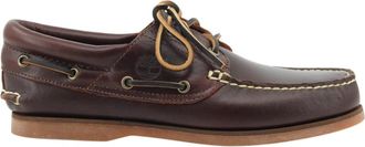 Timberland Classic Boat 3 Eye - Heren - Bootschoenen - Bruin - 41 EU - Leer - Schoenen