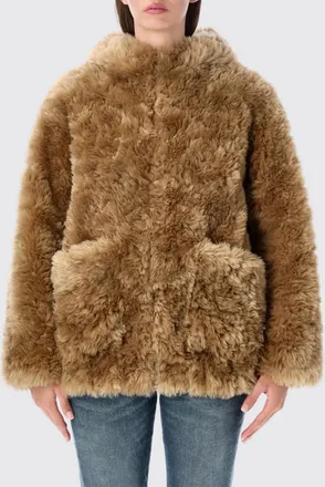 Urban Code Giacca corta in pelliccia sintetica con cappuccio in shearling