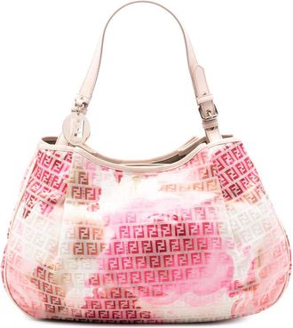 Fendi Pre-owned Fendi Zucchino Canvas Floral Tote Ladies 8BH220-CT5108-2354