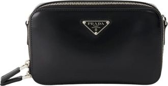 Prada Cross Body Bags, male, Black, Size: ONE SIZE Brique Bag