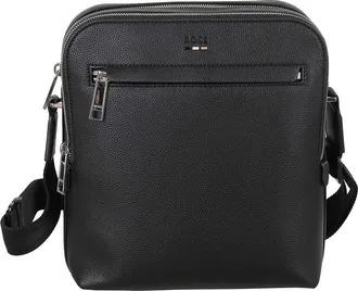 BOSS Ray Black Pebbled Crossbody Bag