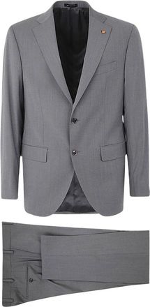Sartoria Latorre Pak met twee knopen - Heren - Business pakken - Grijs - 2XL - Kostuums