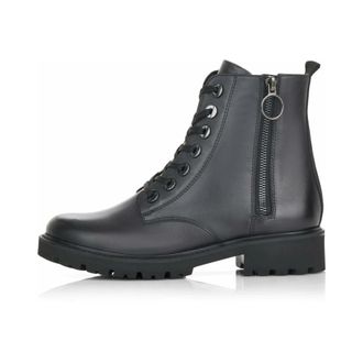 Remonte Boots - Dames - Veterlaarzen - Blauw - 41 EU - Wol - Schoenen