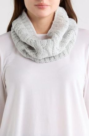 Hunter Cable Knit Fleece Lined Neck Warmer in Silver Grey at Nordstrom Rack