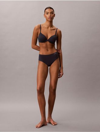Calvin Klein Womens Invisibles Hipster - Blue - XL