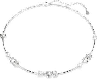 Swarovski Idyllia Halsketting Hart met Pijl - Dames - Kettingen - Grijs - ONE Size - Accessoires