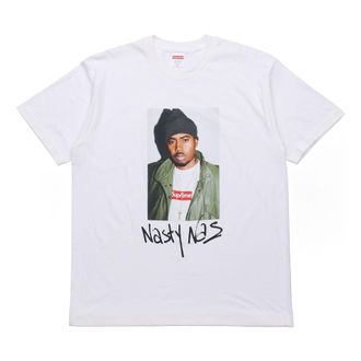 SUPREME FW17 Nas Character Printing Short Sleeve Unisex White SUP-FW17-0260