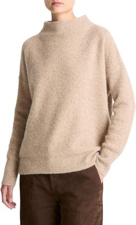 Vince Donegal Funnel Neck 100% Cashmere Pullover