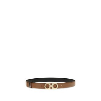 Ferragamo Womens Brown Calf Leather Bos Taurus Regular Belt
